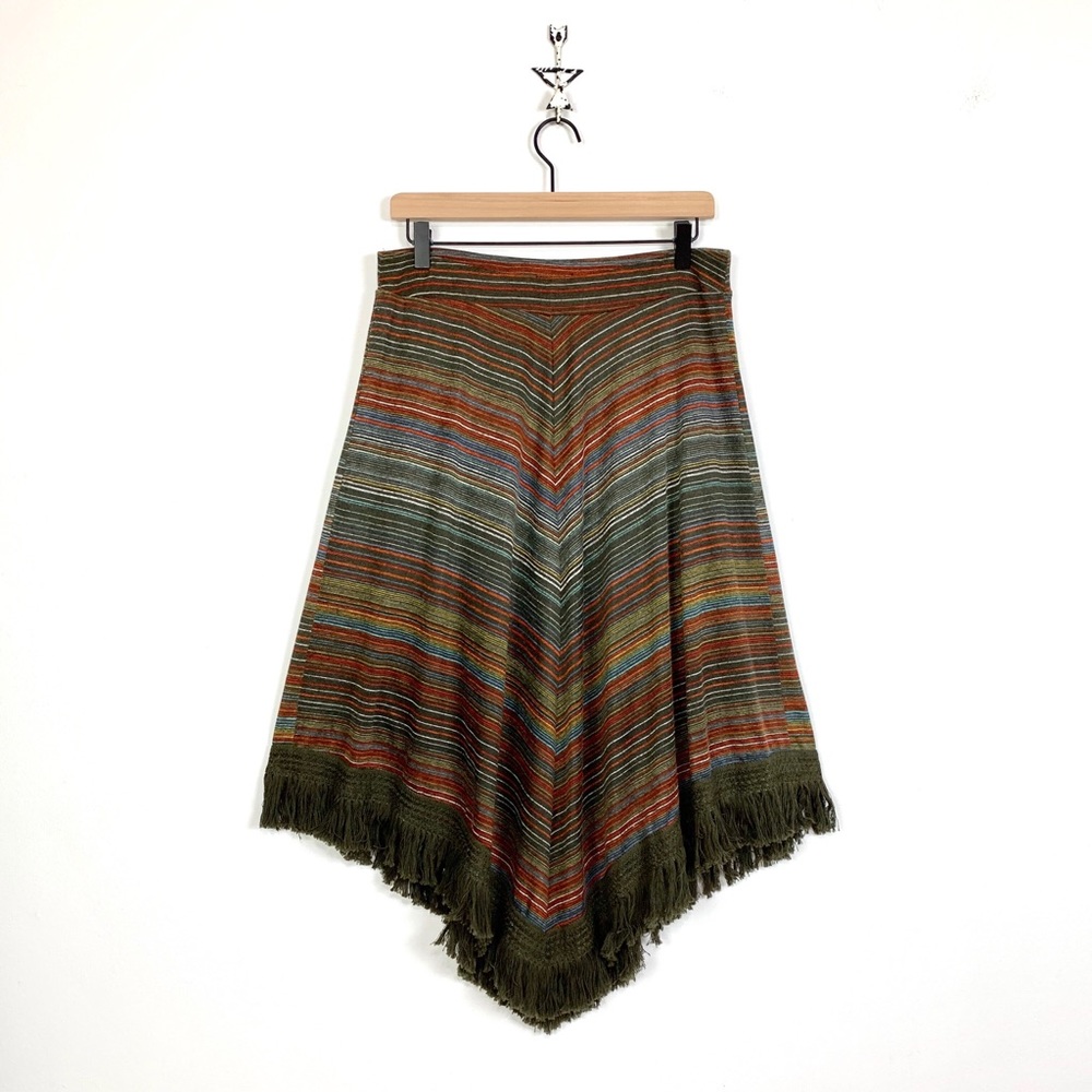 New Directions Fringe Midi Skirt